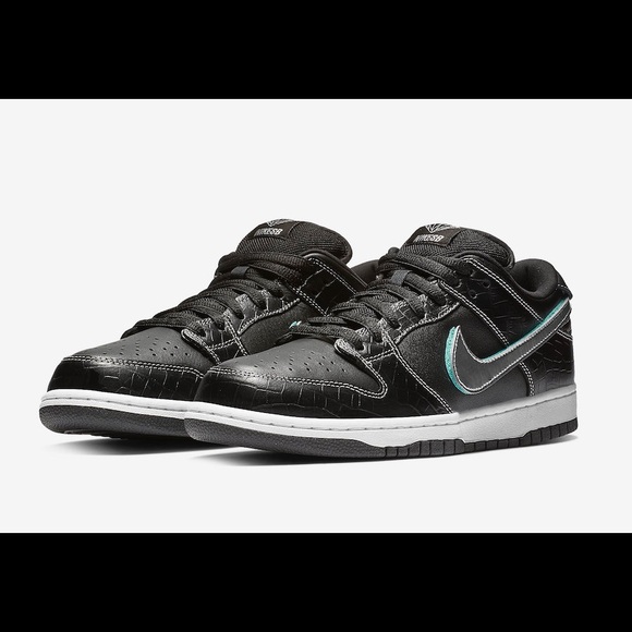 Nike SB Dunk Low Diamond Supply Co Black Diamond - Picture 4 of 5